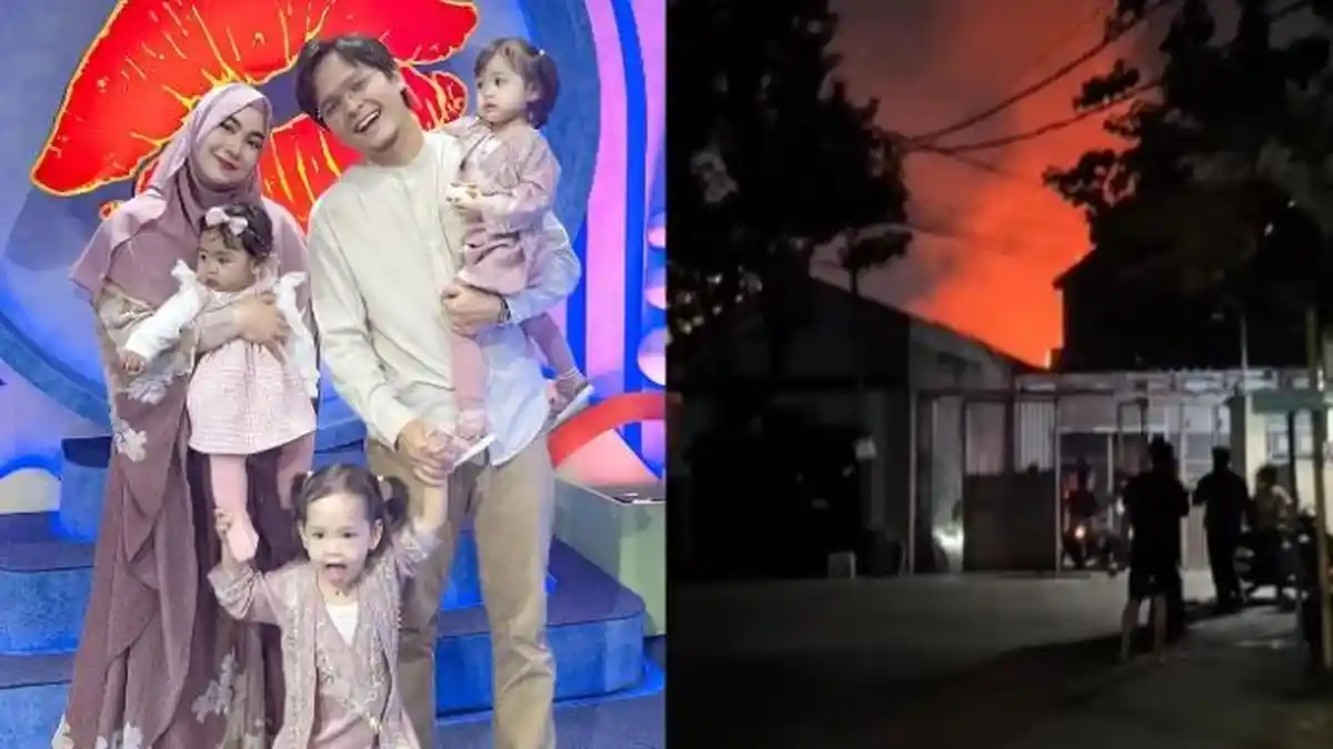 Rumah Anisa Rahma Ludes Dilahap Api, Ternyata Dipicu Lilin di Ruang Makan, Suami & 3 Anaknya Selamat