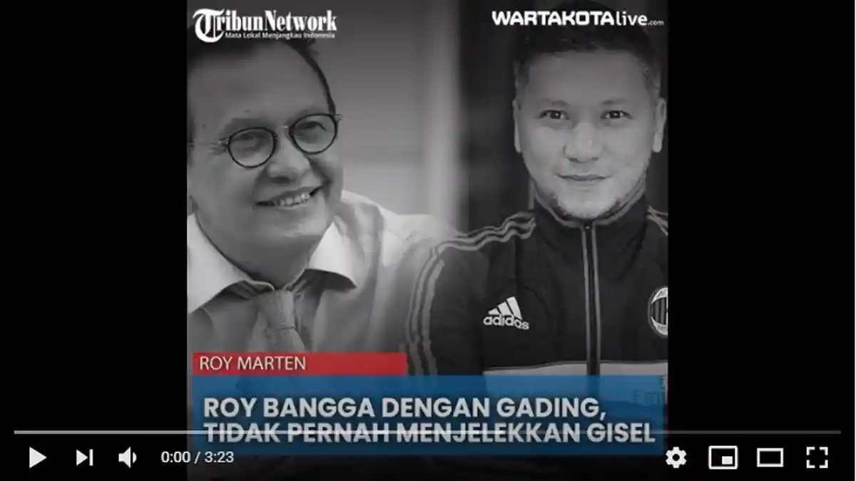 VIDEO Roy Marten Bangga dengan Gading Marten, Tidak Pernah Marah dan Emosi
