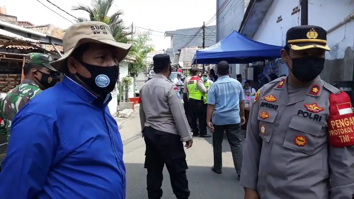 Banyak yang Sembuh Mikro Lockdown di RT 06 Ciracas Distop, Namun Pengawasan Prokes Tetap Dilakukan 