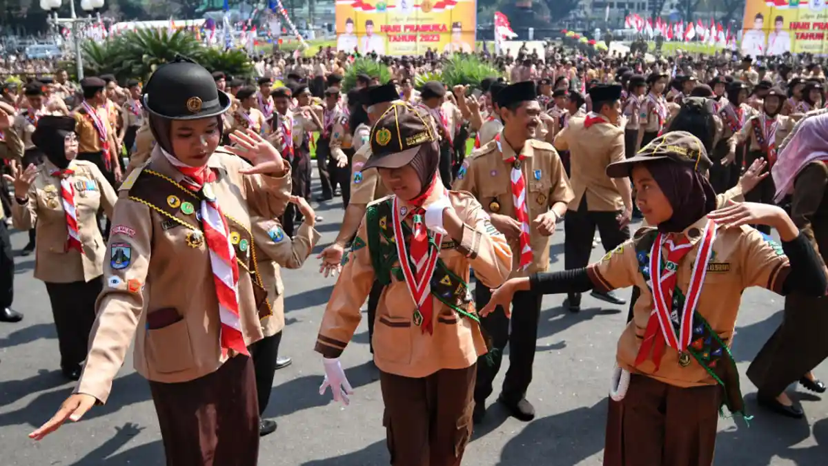 Kemendikbudristek: Pramuka Masih Wajib Disediakan Sekolah, Keikutsertaannya Sukarela