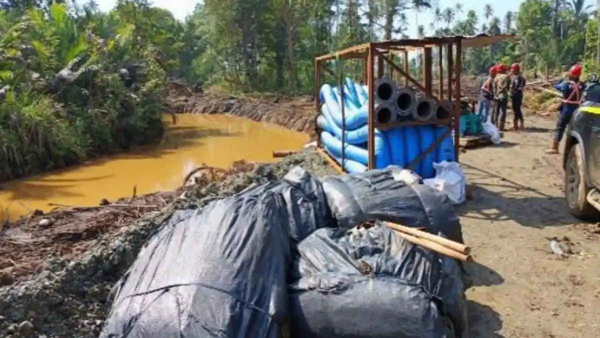 PT FHT Perkuat Sistem Pengendalian Sedimen di Halmahera Timur