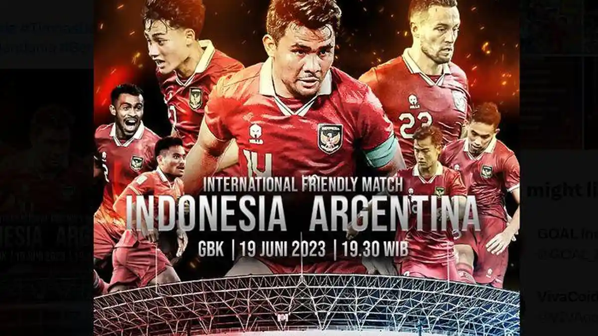 KICK OFF Live Streaming RCTI Gratis Timnas Indonesia Vs Argentina, Klok-Dimas Berjuang Cetak Goool