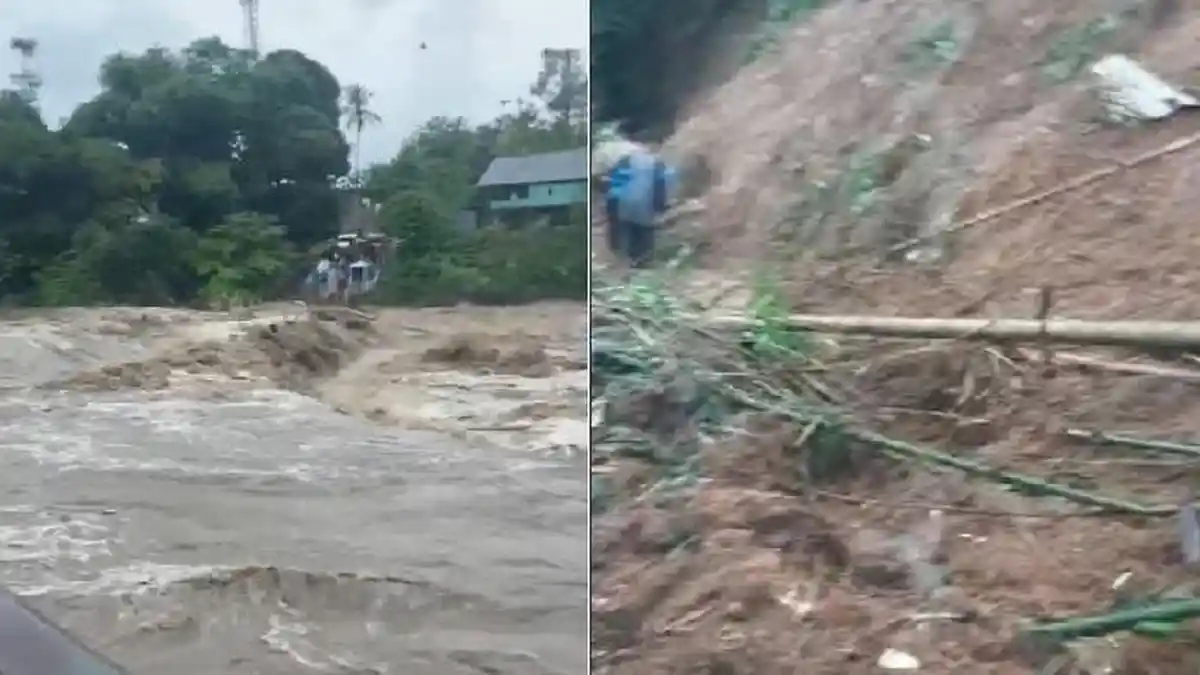 BREAKING NEWS: Hujan 2 Hari, Longsor dan Jembatan Putus di Tellu Limpoe Bone Sulsel
