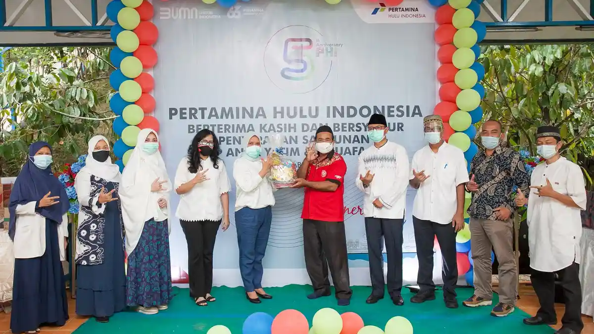 PHKT dan PWP PHKT Berbagi dalam Syukuran HUT ke-5 Pertamina Hulu Indonesia