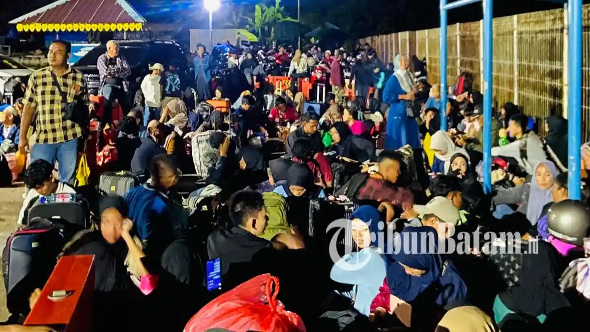 Arus Balik Lebaran di Pelabuhan Jagoh Lingga Capai Lebih Enam Ribu Penumpang Hingga H+7