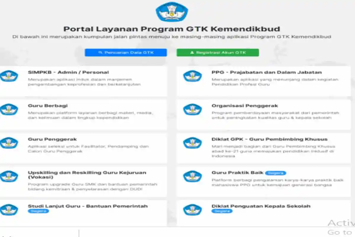 Cek Daftar SIM PKB Login gtk belajar kemendikbud go id Pastikan Miliki Nomor UKg