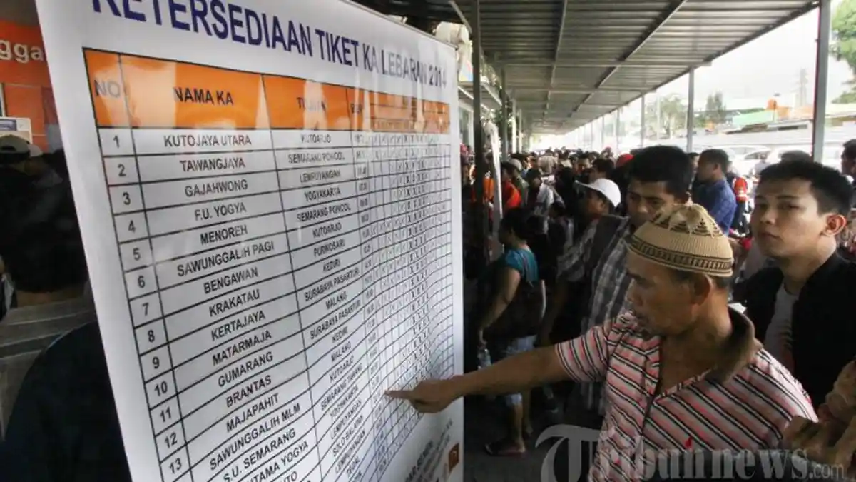 Catat! Tiket KA Tambahan untuk Lebaran Bisa Dipesan Mulai 16 April 2017