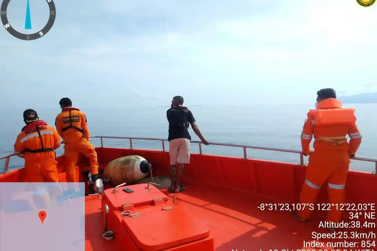 Baling-Baling Kapal Tujuan Pulau Sukun Patah, Basarnas Maumere Lakukan Pencarian, Yuk Simak !
