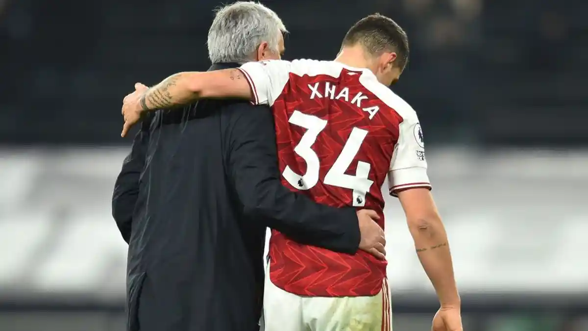 Transfer AS Roma, Diminta Jose Mourinho, Granit Xhaka Pindah ke AS Roma Akhir Pekan Ini?