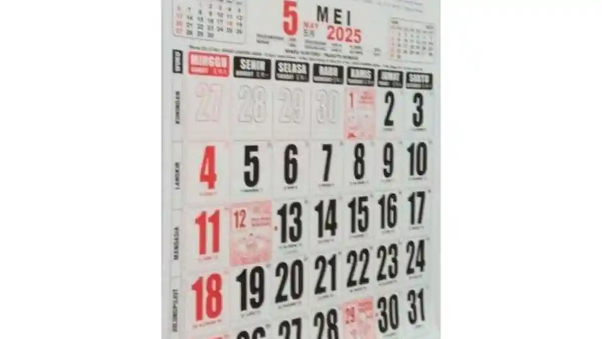 Kalender Jawa 2025 Lengkap Weton 24 Mei 2025 dan Neptu Sabtu Legi