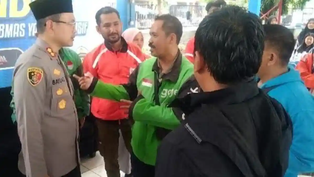 Pendapatan Rp50 Ribu Sehari, Ojol Riki Senang Dapat Diskon 50 Persen BPJS dari Polisi