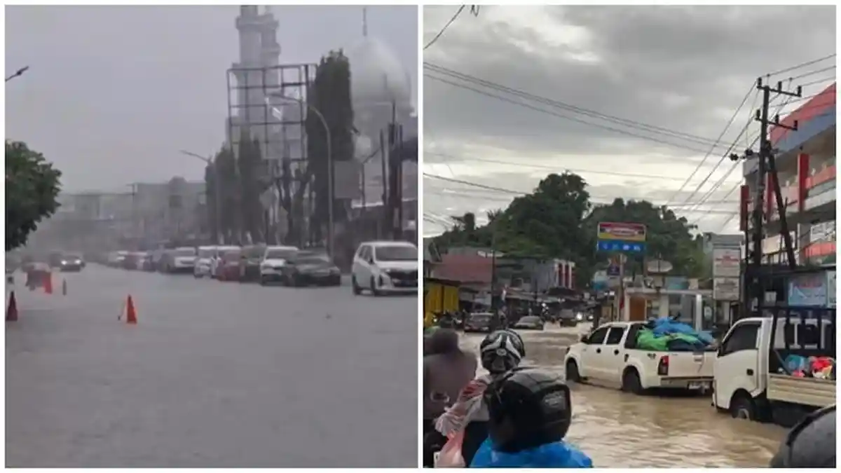 Warga Sampai Sulit Melintas, Ini Daftar Jalan di  Samarinda Kaltim yang Dikepung Banjir