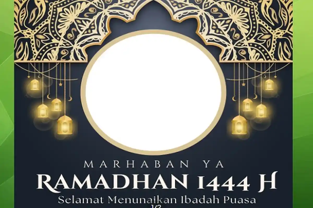 Puasa Ramadhan 2023 Makin Dekat, Pasang Fotomu Dengan Twibbon Ramadan dan Twibbon Idul Fitri