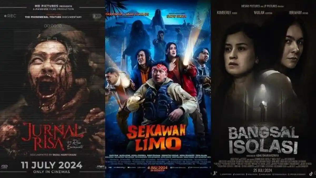 5 Film Horor Tayang di Bioskop Juli 2024, Ada Sekawan Limo, The Exorcism, Jurnal Risa, Pusaka