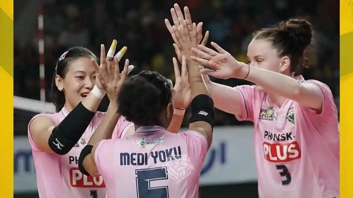 Grand Final Proliga 2023: Variasi Serangan Gresik Petrokimia Berbuah Manis, Medi Yoku Dkk Juara 3