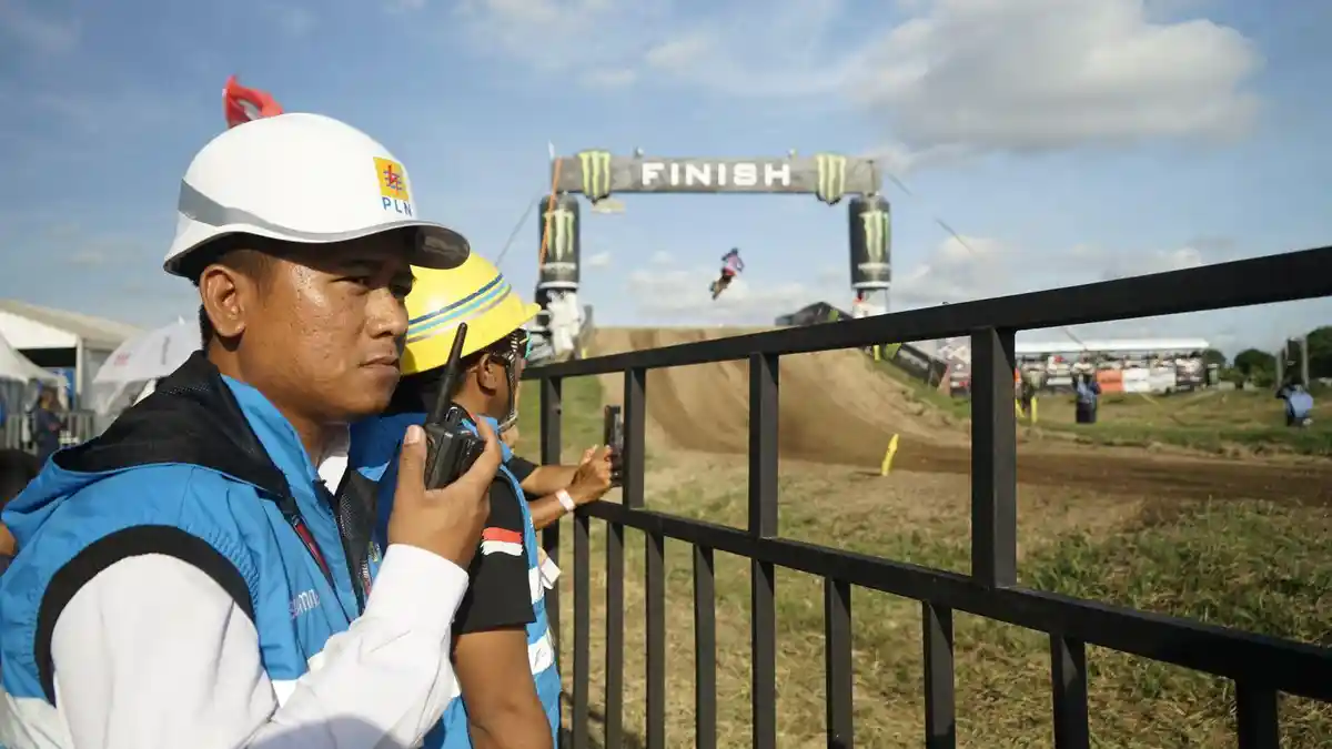 PLN Sukses Pasok Listrik Tanpa Kedip di Gelaran MXGP 2024