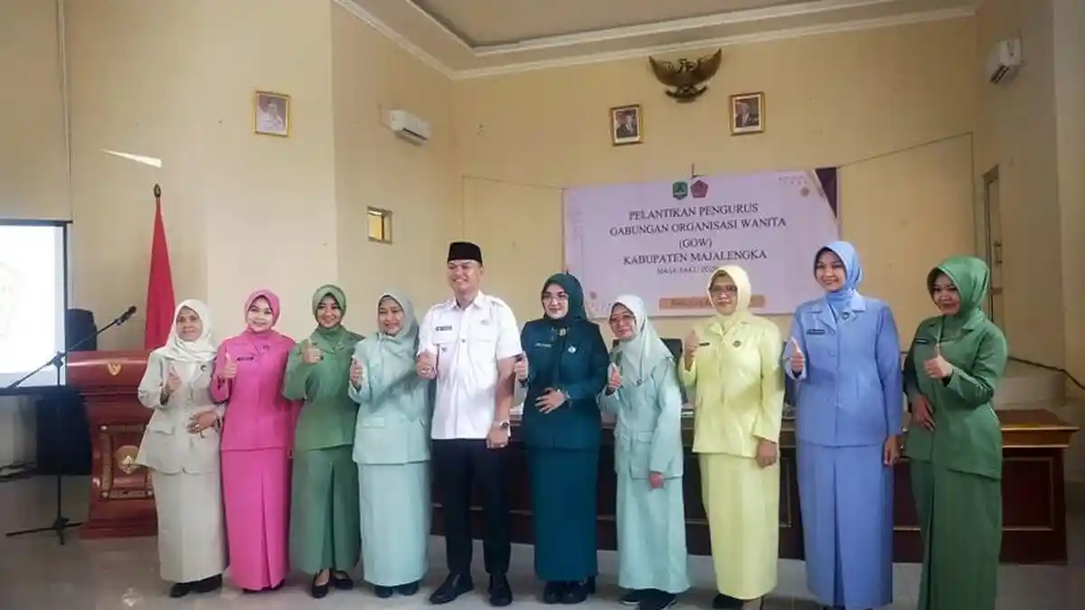 Pemkab Majalengka Soroti Perempuan dan Anak, GOW Resmi Dilantik