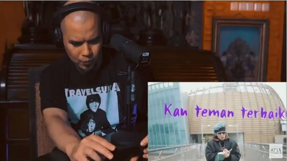 Mendengarkan Lagu Ciptaan Atta Halilintar, Teman Tapi Cinta, Begini reaki Ahmad Dhani Ada Karakter