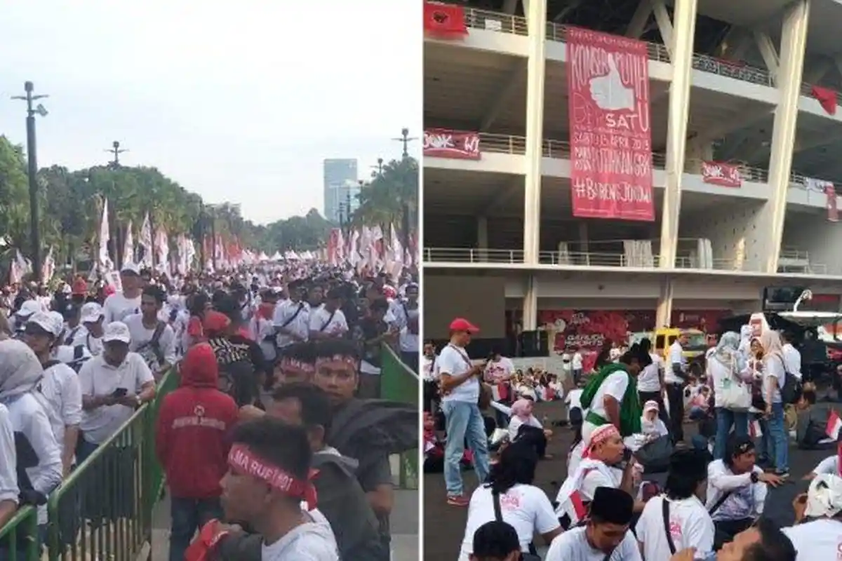 Utamakan Silaturahim kepada Relawan, Jokowi-Maruf Buktikan dalam Kampanye Akbar di GBK