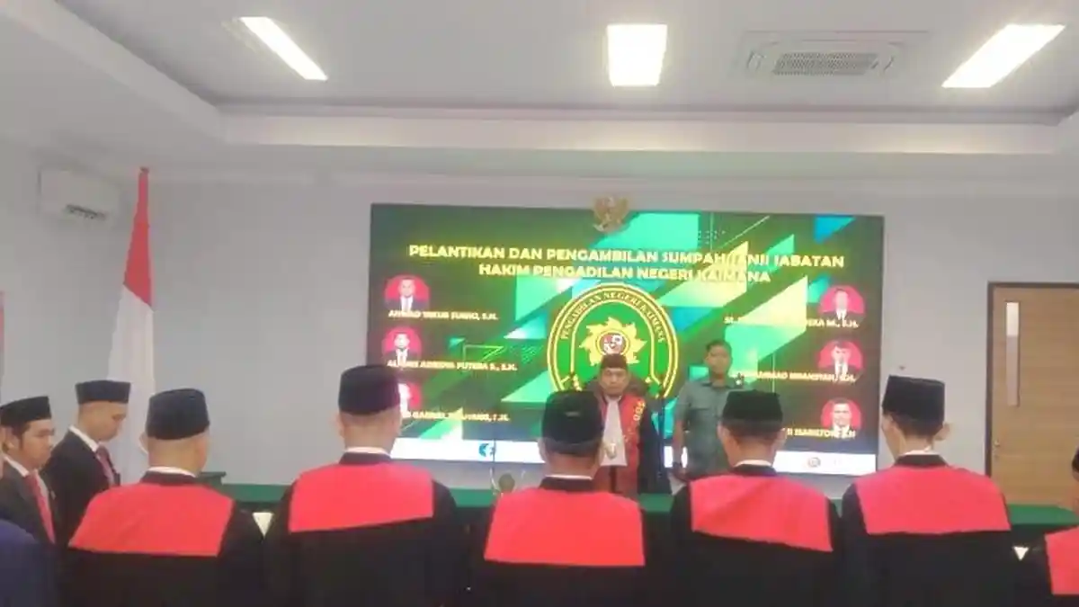 Enam Hakim Baru Pengadilan Negeri Kaimana Dilantik, Berikut Daftarnya