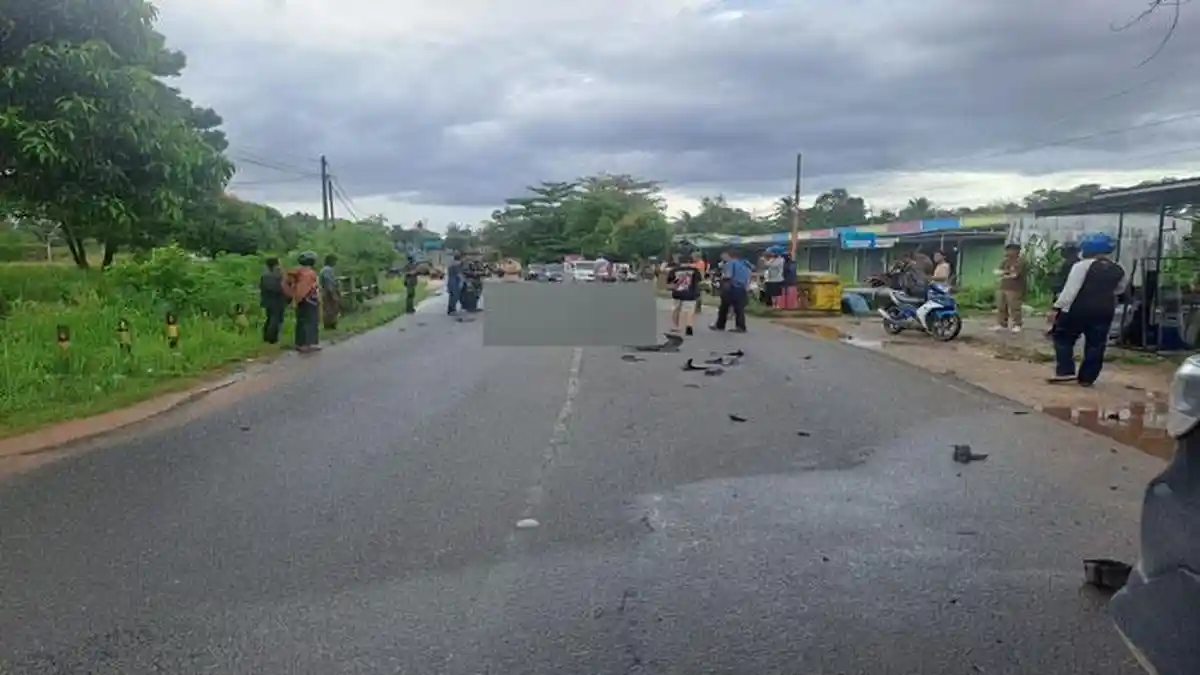 Kecelakaan Maut di KM 12 Tanjungpinang Hari Ini, Seorang Pria Tergeletak di Jalan