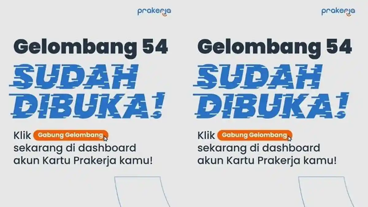Terbaru! Pendaftaran Kartu Prakerja Gelombang 54, Simak Syarat dan Cara Daftarnya