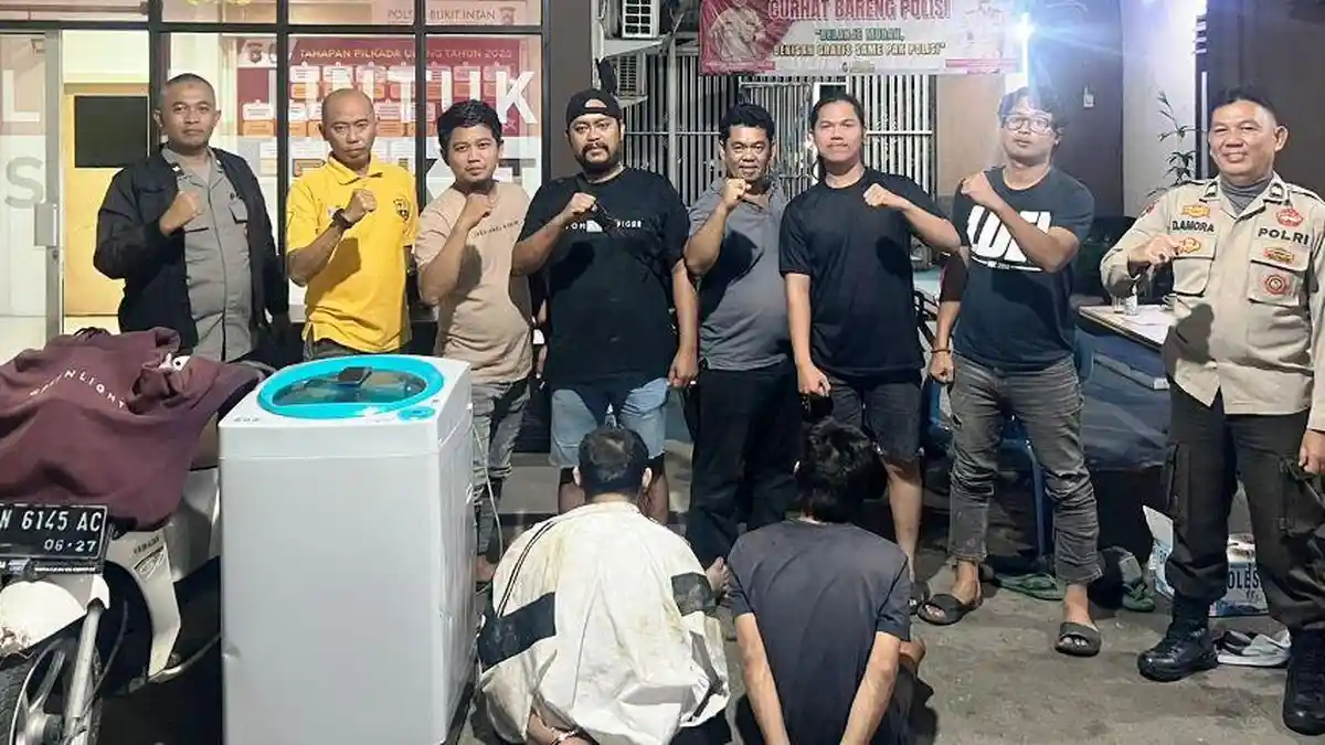 Polsek Bukit Intan Pangkalpinang Tangkap Pencuri yang Beraksi di 11 TKP