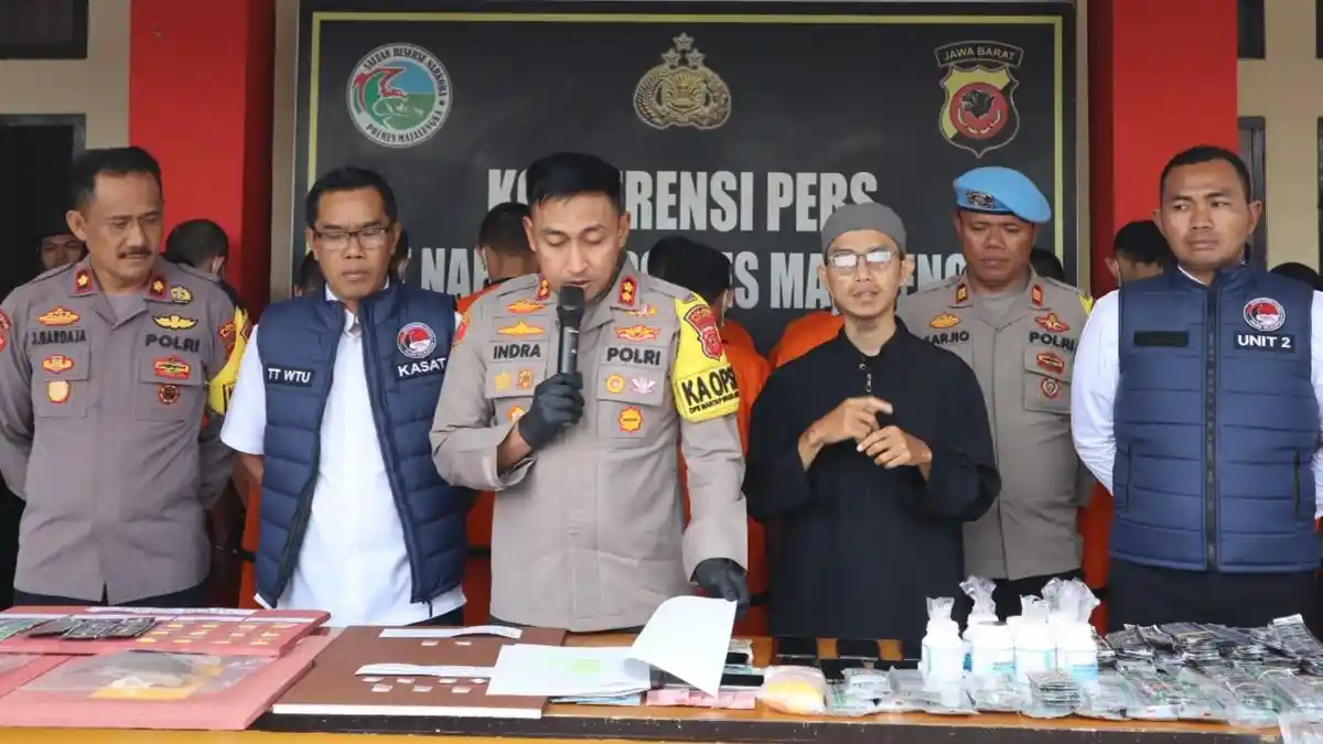 Selama Januari - Maret 2024, Polres Majalengka Ringkus Belasan Pengedar Narkoba