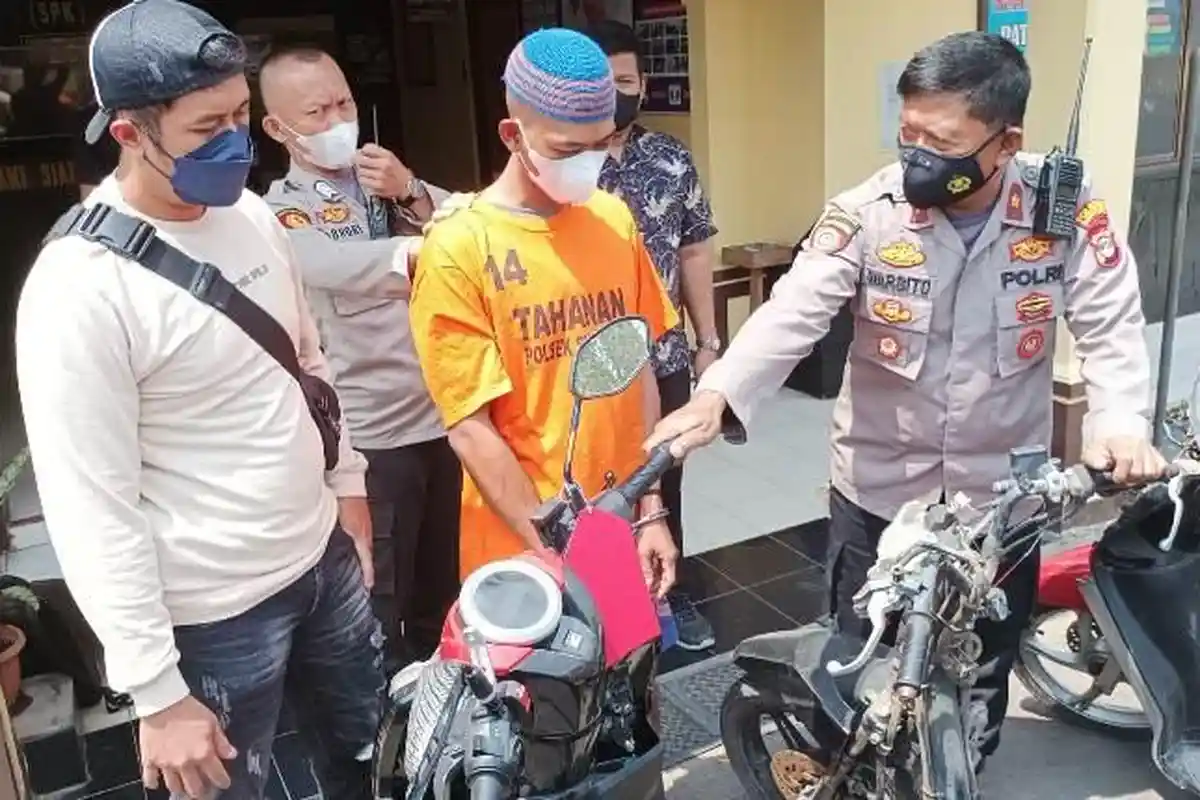 Breaking News Polisi Bekuk Pelaku Curanmor Spesialis Beraksi Subuh di Wilayah Bandar Lampung