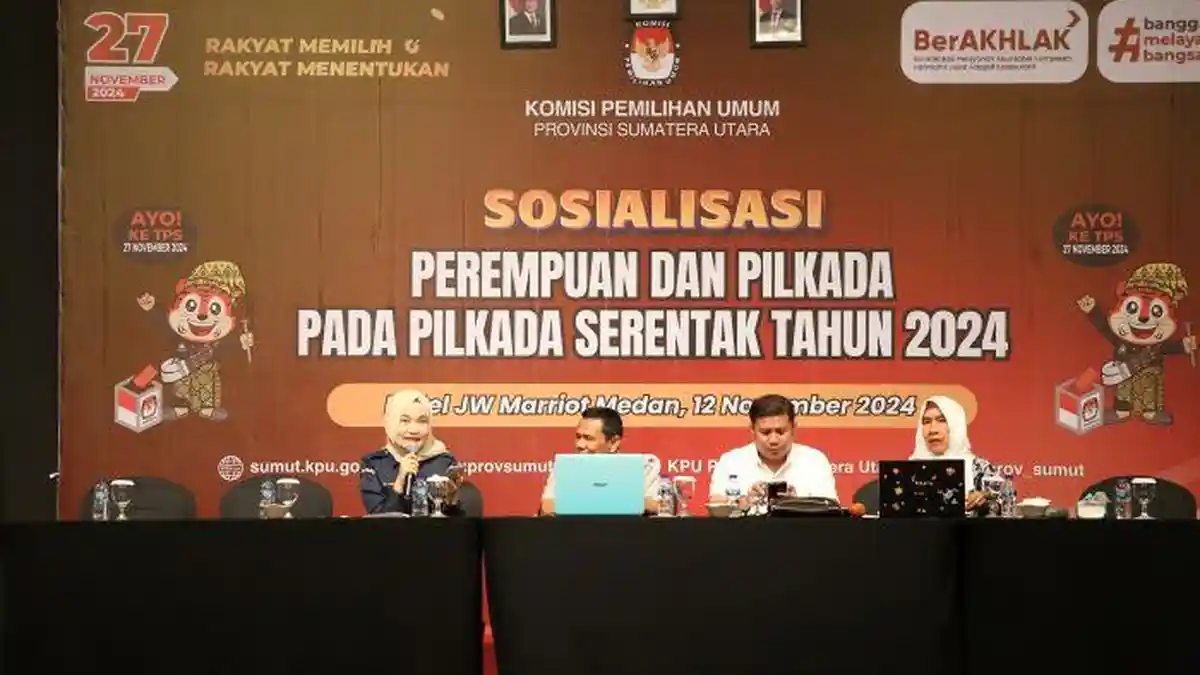 Tingkatkan Partisipasi Pemilih, KPU Sumut Gelar Sosialisasi Perempuan dan Pilkada 2024