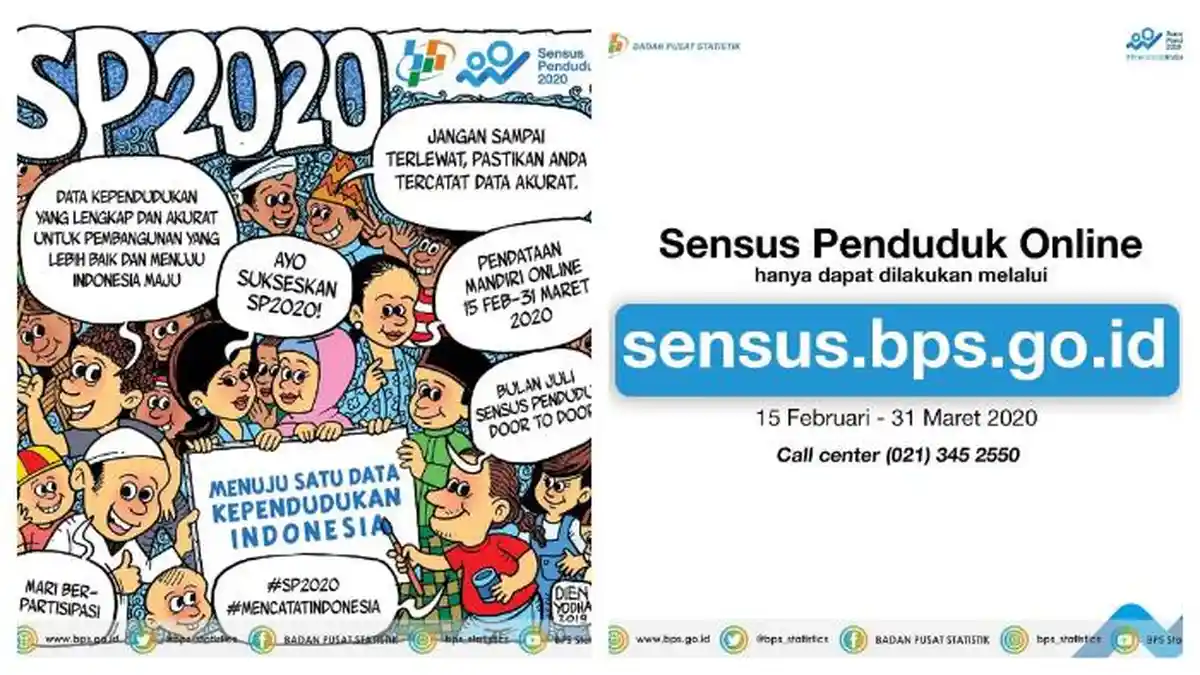 Laman sensus.bps.go.id Tidak Bisa Dibuka? Ini Tips Isi Sensus Penduduk Online 2020 Lancar dari BPS