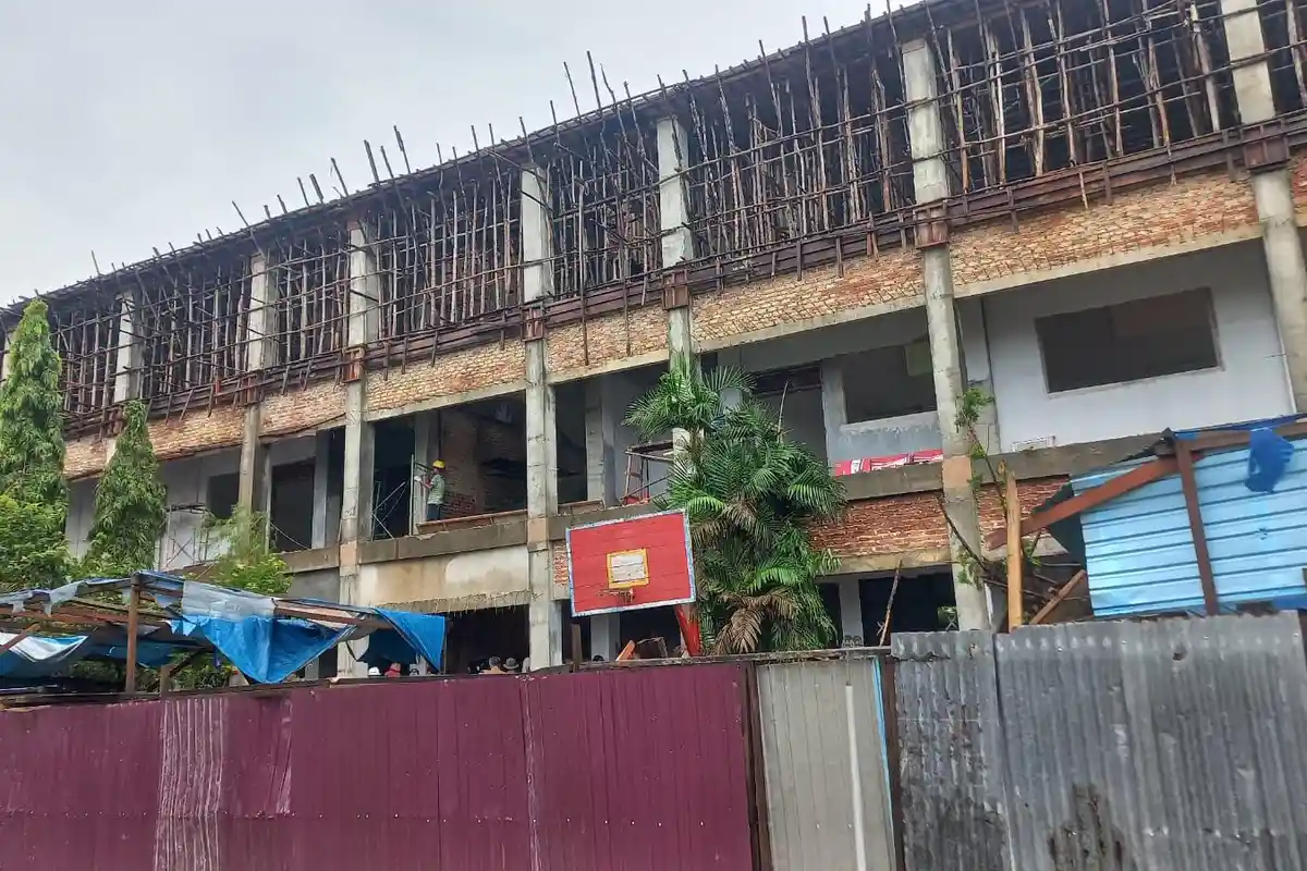 DPRD Bontang Desak Kontraktor SMP Negeri 2 Segera Rampungkan Pekerjaan hingga Akhir Desember Ini