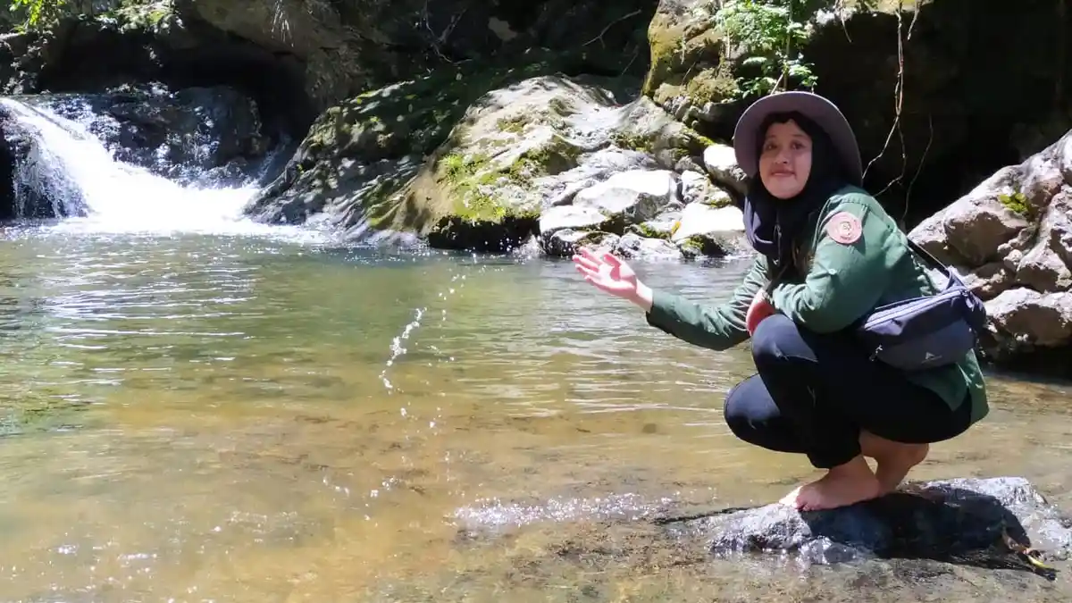 Air Terjun Bertingkat Doyam Seriam, Surga Tersembunyi di Desa Modang Kabupaten Paser