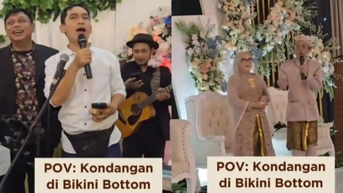 Viral Kondangan di Bikini Bottom, Rupanya Anaknya Squidward Menikah