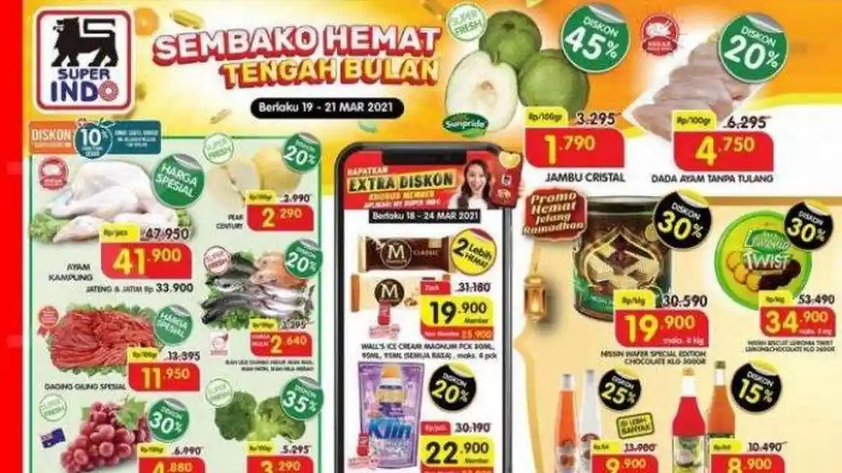 Katalog Promo Superindo Sabtu 20 Maret 2021, Minyak Goreng, Beras, dan Anka Produk Diskon