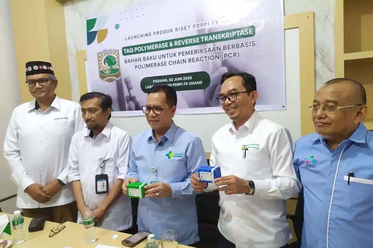 PDRPI Unand Luncurkan Produk Taq Polimerase dan Reverse Transcriptase, Bahan Baku PCR
