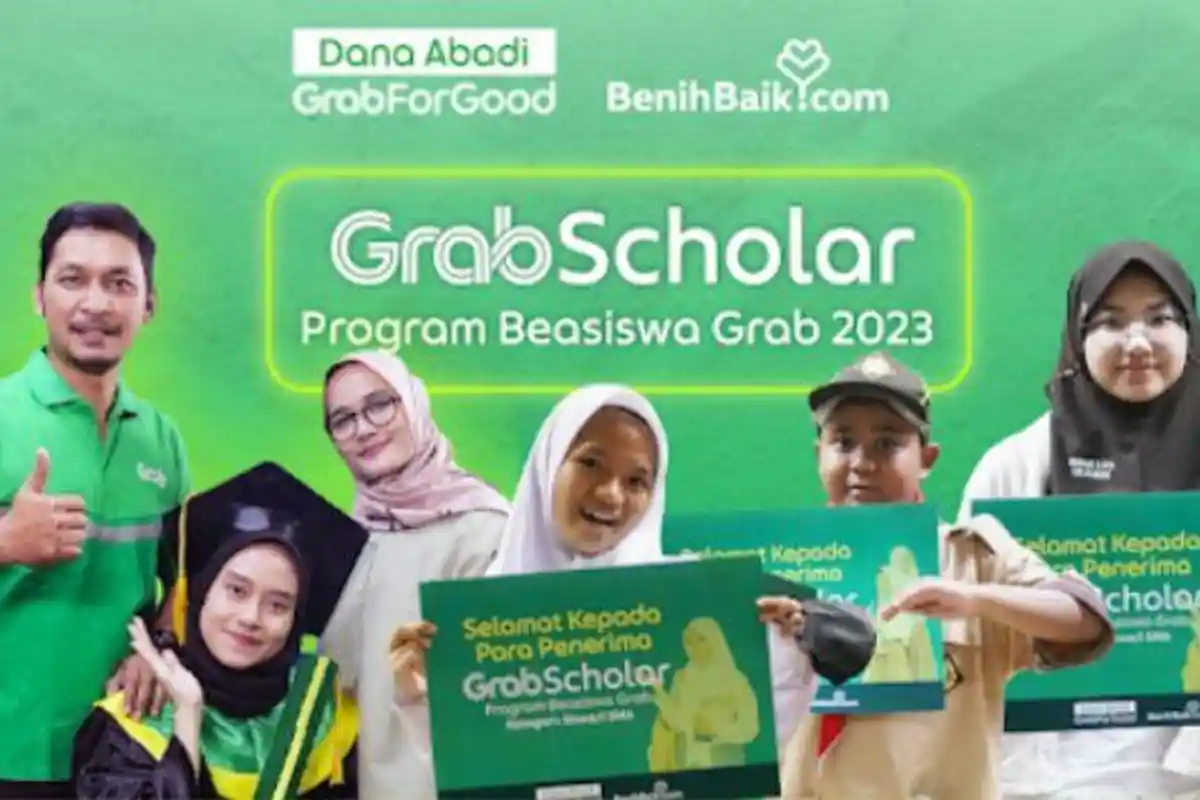 Link Pendaftaran Beasiswa Grab 2023 untuk Pelajar SD hingga S1 Lengkap Syarat dan Benefitnya