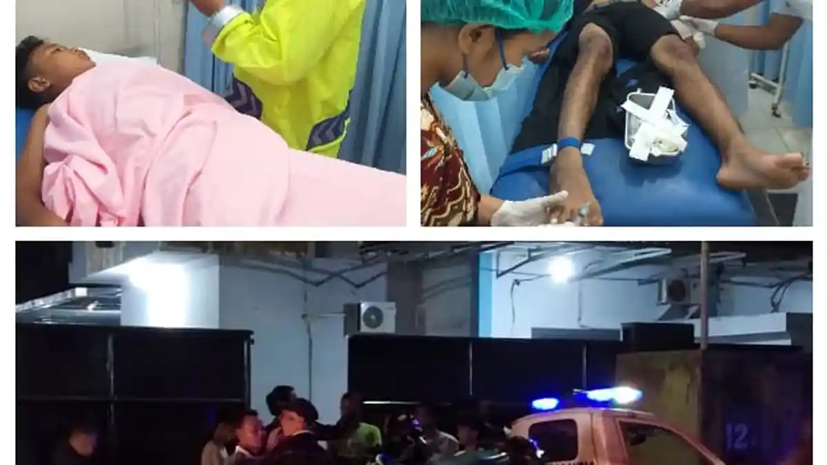 Laka Lantas 1 Meninggal, Sat Lantas Polres Tebing Tinggi Selamatkan Korban Lain ke Rumah Sakit