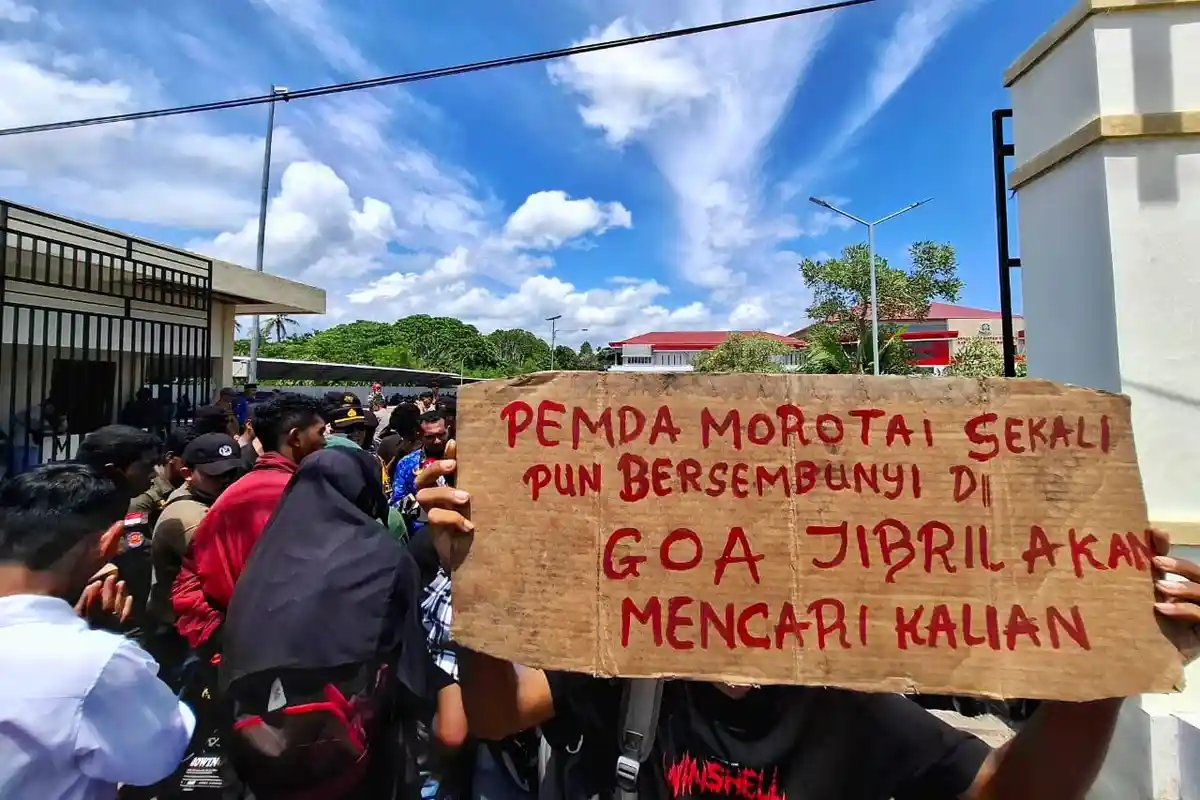 17 Tuntutan Ini Jadi Alasan Mahasiswa Geruduk Kantor Pemerintahan Terpadu Morotai Maluku Utara