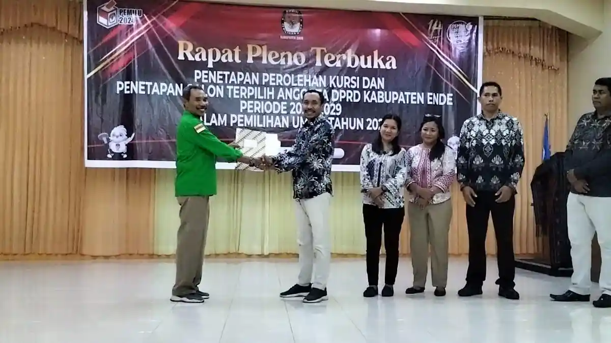Mau Tahu Nama DPRD Terpilh 2024 di Ende dan Parpolnya, Ini Infonya