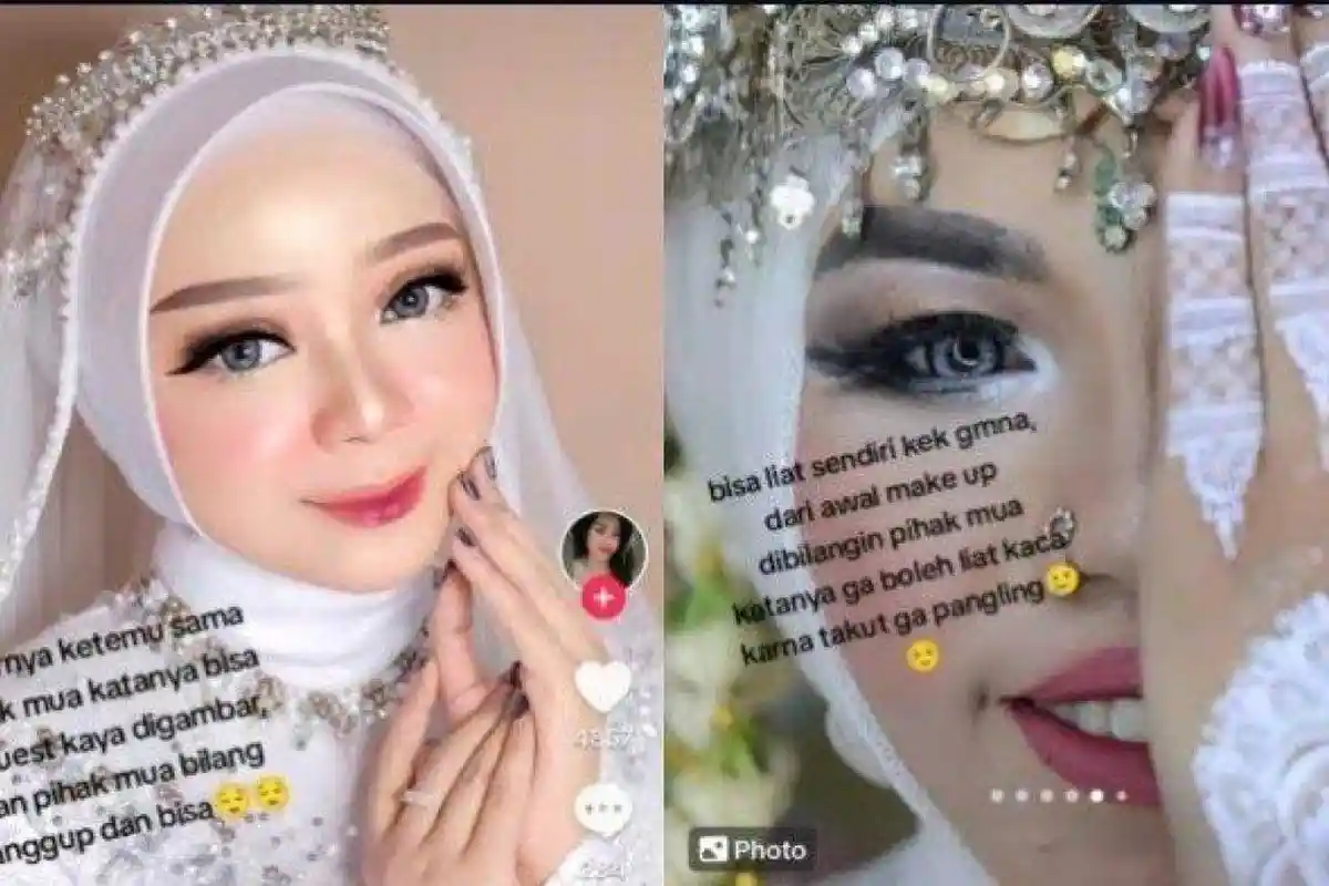 Curhat Pengantin Trauma Dirias MUA Pilihan Keluarganya, Pantas Tak Boleh Lihat Kaca, 'Nangis Banget'