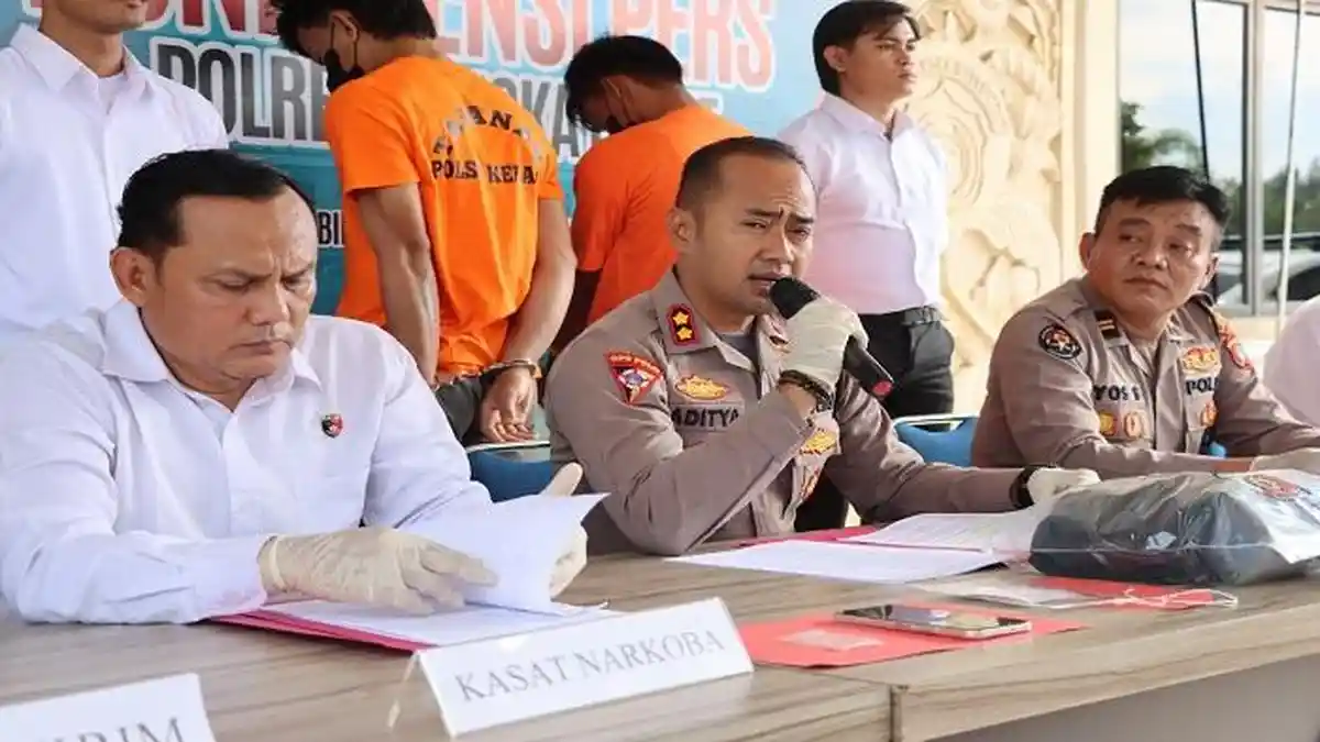 Pengedar Narkoba RA dari Sumsel Ditangkap di Mentok, Polisi Amankan 10,17 Gram Sabu