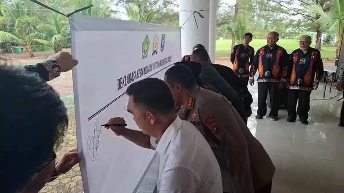 FKUB Bangka Belitung Deklarasikan Lima Komitmen Jaga Indonesia Damai