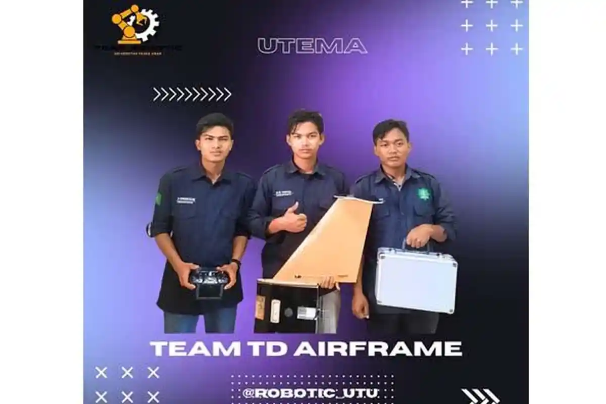 Dua Tim Robot UTU Lolos Ke Ajang Tingkat Nasional Kontes Robot Terbang Indonesia
