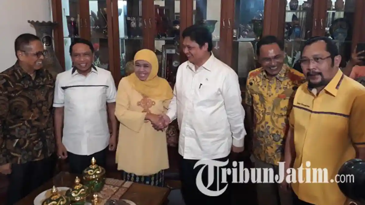 Golkar Jatim Solid Antar Airlangga Hartarto di Pilpres, Khofifah Layak Dipertimbangkan Jadi Wakil