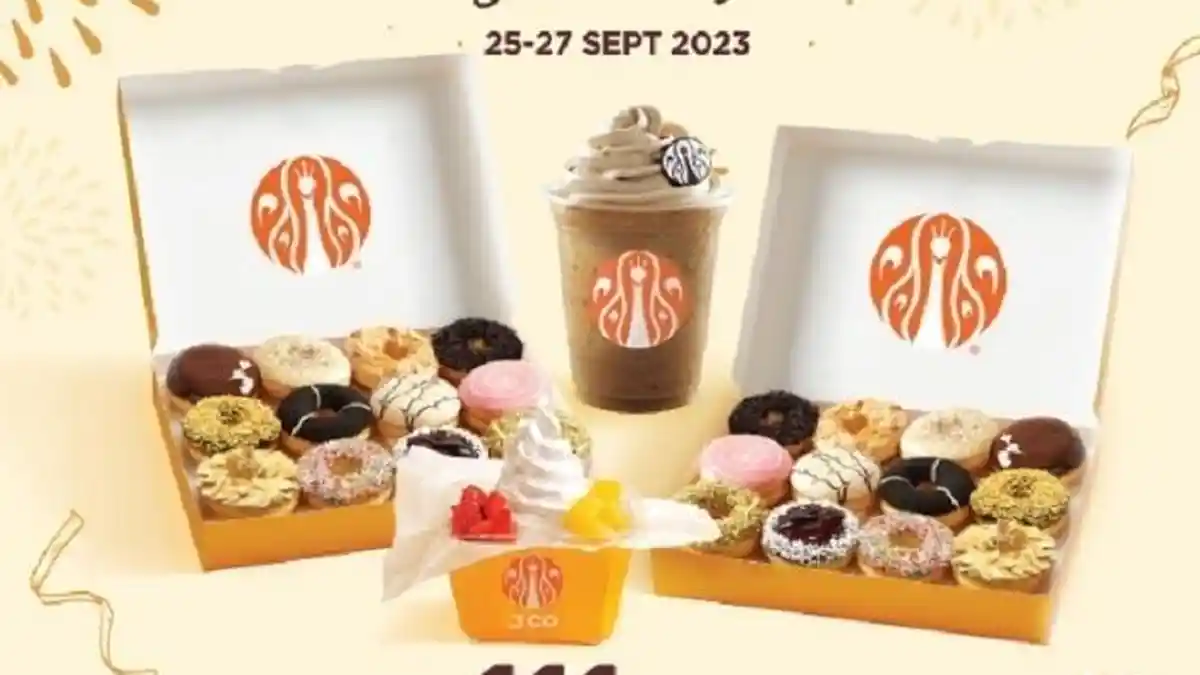 LAST CALL! Promo J.CO Spesial Anniversary 27 September 2023 Cuma Rp111 ...