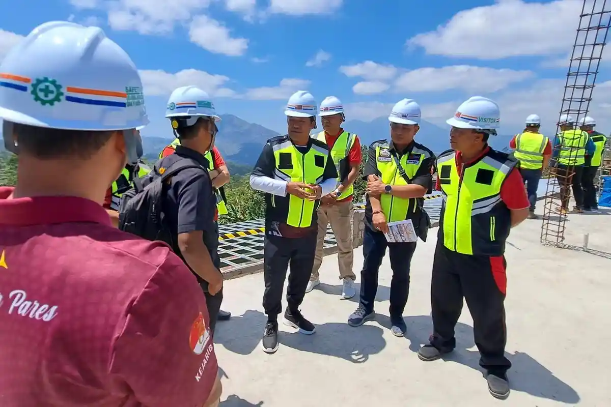 Bupati Sidak Dua Proyek Strategis Bangli