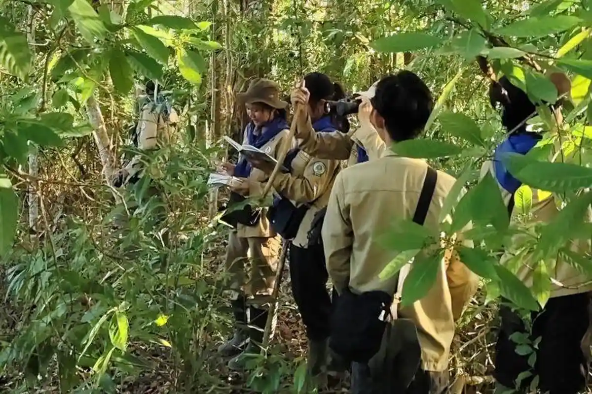 Himpunan Mahasiswa Kehutanan Unila Lakukan Ekspedisi SHOREA, Eksplorasi Aneka Burung