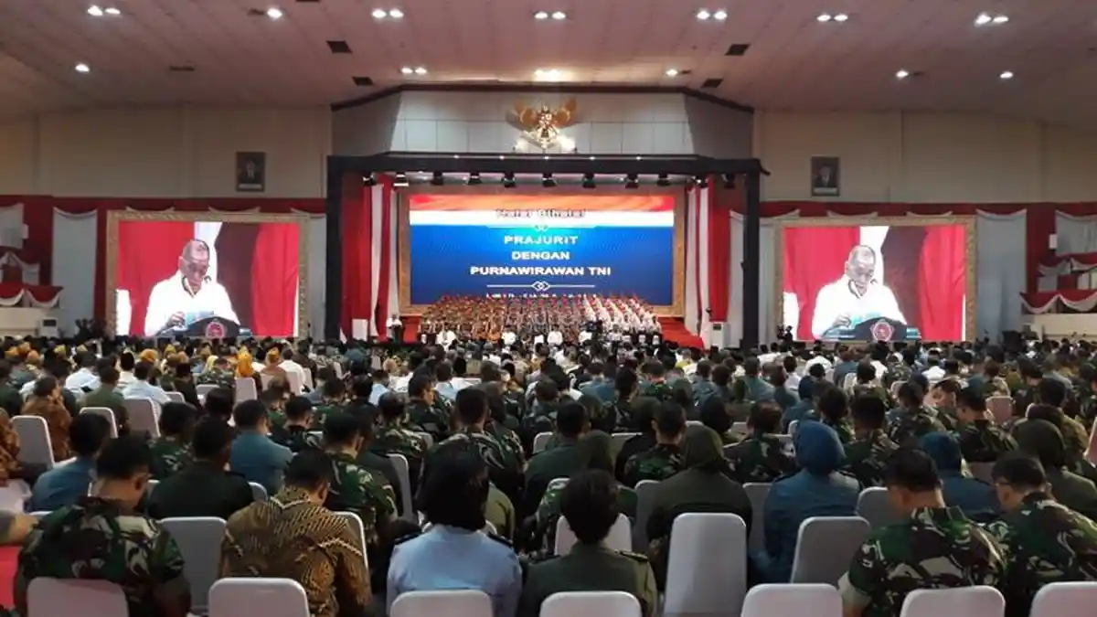 Dihadapan Purnawirawan TNI, Menhan Tegaskan Tak Ada Lagi Pendukung 01-02