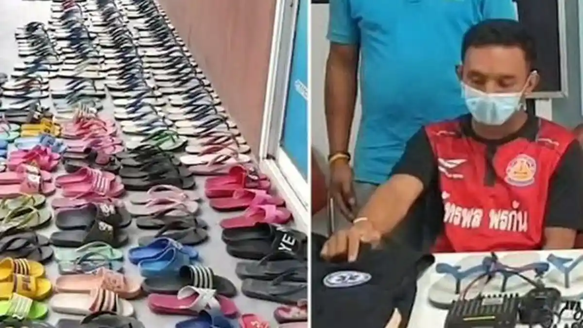 Makk., Pria Ini Bercinta dengan 126 Pasang Sandal Jepit Curiannya, Kok Bisa Ya